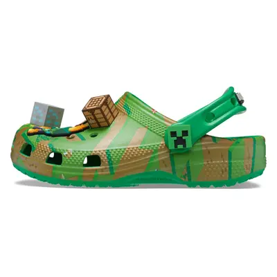 Crocs Classic Minecraft Clogs Multi Green US Unisex Big Kid