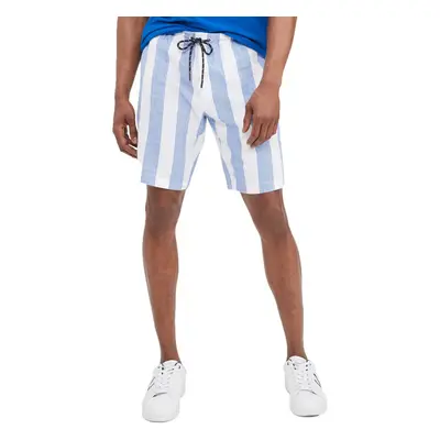 Tommy Hilfiger Men's Linen Shorts with Quick Dry Ultra Blue Regul