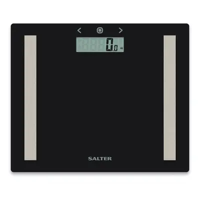 Salter Digital Bathroom Analyser Scales, Compact, Glass - Easy Read LCD Display