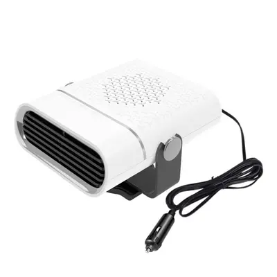 (White, 12V 150W) Portable Car Heater Fast Heating Fan Degree Rotary Winter Defroster Demisting 