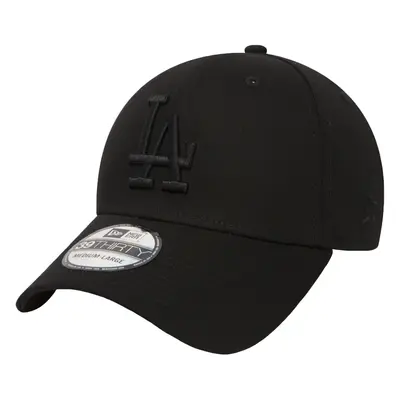 (M/L, All Black) New Era LA Dodgers Essentials 39THIRTY Stretch Fit Baseball Cap Hat - All Black