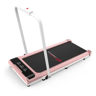 (Pink With Handrail) Q2 Pro Under Desk Treadmill with Large LED Display