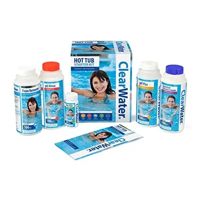 Clearwater CH0018 Lay-Z-Spa Chemical Starter Kit for Hot Tub and Spa Water Treatment (Includes C