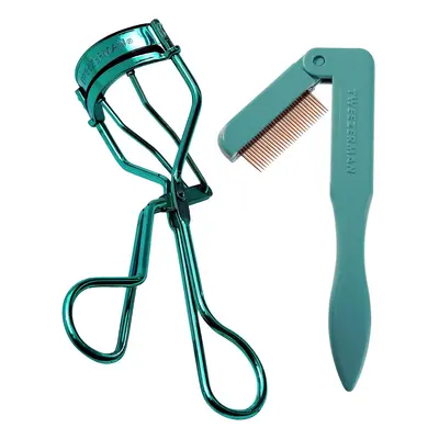 Lashes Set Including Eyelash Curler and Eyelash Comb Christmas Gift Set in Majestic Turquoise Li