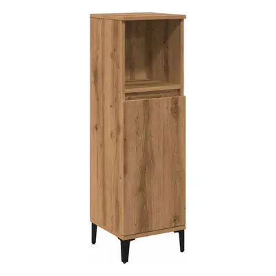 (artisan oak) vidaXL Bathroom Cabinet Artisan Oak 30x30x100 cm Engineered Wood