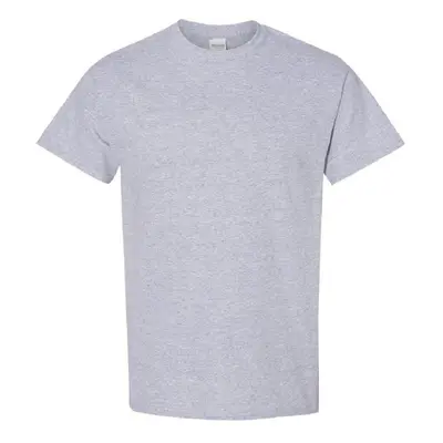 (4XL, Sport Grey) Gildan Mens Heavy Cotton Short Sleeve T-Shirt (Pack Of 5)