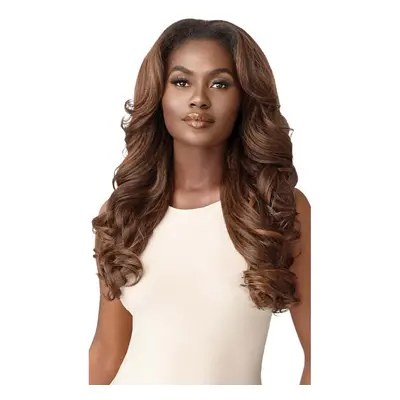 Outre Synthetic Quick Weave Half Wig - NEESHA H304 (Color:DR2/HNBRN)