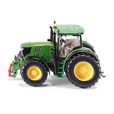 3282, John Deere 6210R Tractor, 1:32, Metal/Plastic, Green, Ackermann steering and hitch