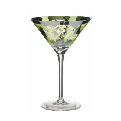 Anton Studio Designs Tropical Leaves Martini Glasses Set of