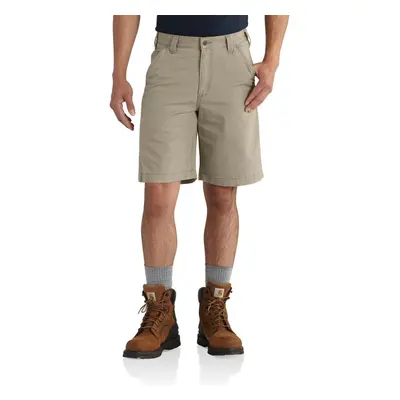 Carhartt mens 10"" Rugged Flex Rigby Shorts Tan Tall US