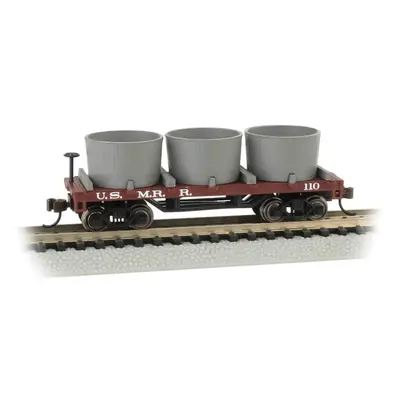 Old-Time Water Tank Car U.S. Military Railroad - N Scale