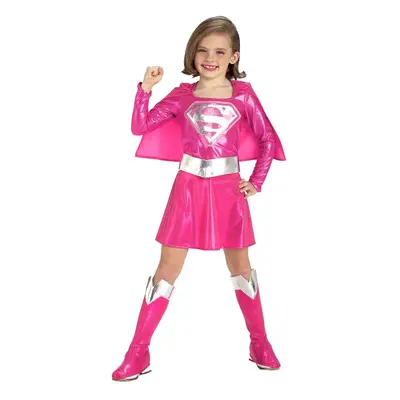 Pink Supergirl Child's Costume Medium