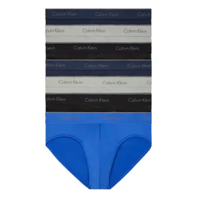 Calvin Klein Men's Micro Stretch 7-Pack Hip Brief Black Blue Sha