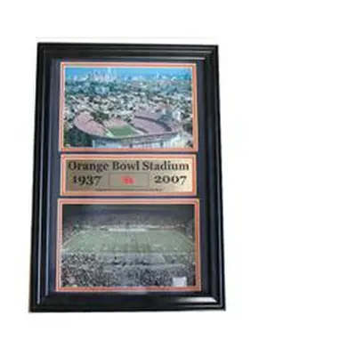 12x18 Game Used Frame - University of Miami