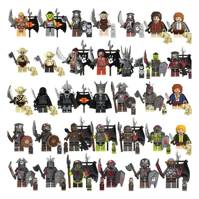 34PCS Lord of the Rings Minifigures Toys Fit Lego Suit