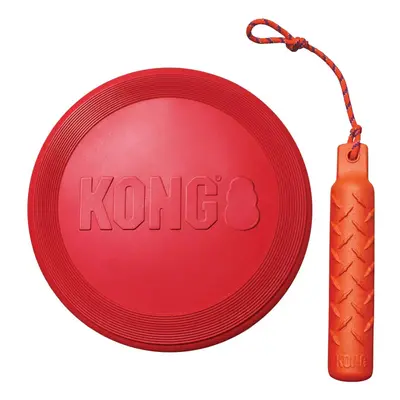 KONG - Flyer and Training Dummy - Floating Fetch Toy for Water Play an