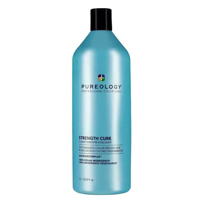 Pureology | Strength Cure | Strengthening Conditioner | For Damaged, Colour Treated Hair | Vegan