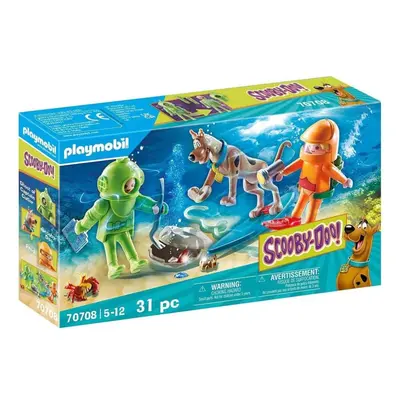 Playmobil Multicolour Scooby-Doo! Adventure With Ghost Diver Playset