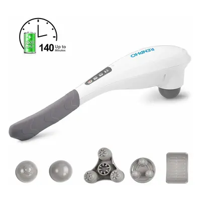 RENPHO Hand Held Deep Tissue Massager for Muscles, Back, Foot, Neck, Shoulder, Leg, Calf Pain Re