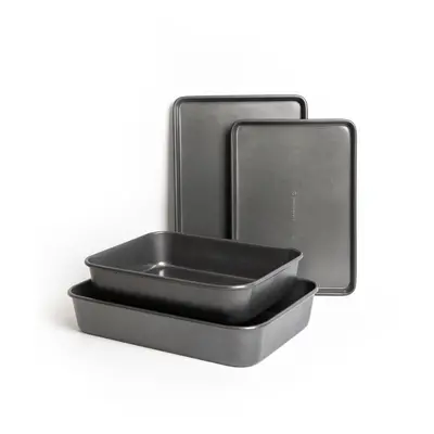 MasterClass Piece Bakeware Set, Including Roasting Pans and Baking Trays