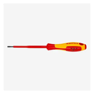 Knipex - Slotted Screwdriver 4""-1000V Insulated 1/8"" tip (982035)