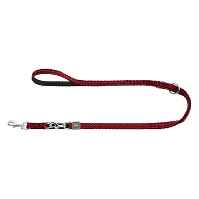 HUNTER Adjustable leash Hilo 15/200 mesh, red