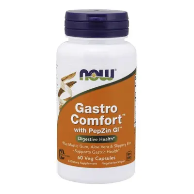 NOW Foods Gastro Comfort with PepZin GI Boost Digestive Health Veg Capsules