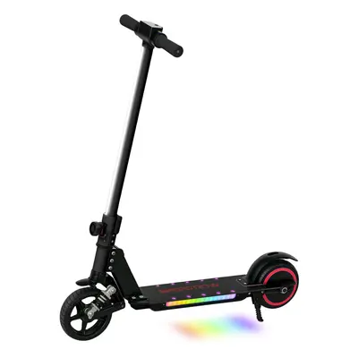 SPORTNOW Folding Electric Scooter w/ LED Lights and Display, Black