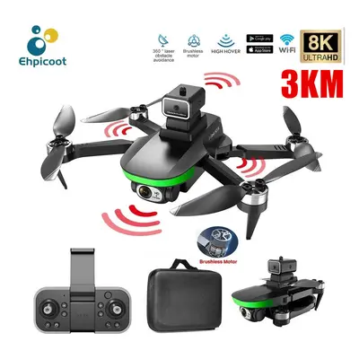 (Double 8K) Professional S5S Mini Drone 8K Dual Camera Obstacle Avoidance Optical Flow Brushless