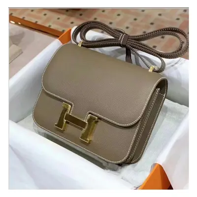 (Elephant gray, small) Bag Female Kangkang Bag Deoxy Ladies, Xiaofang Bag, Shoulder Shoulder New