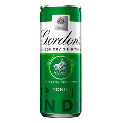 Gordons London Dry Gin & Tonic x 250ml