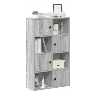 vidaXL Bookcase Grey Sonoma 60x24x101.5 cm Engineered Wood bookshelf book case