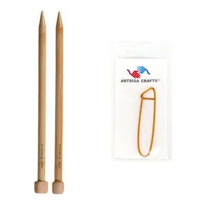 Clover Needlecraft Takumi Bamboo Single Point Knitting Needles inch Size 1510mm Bundle with Arts