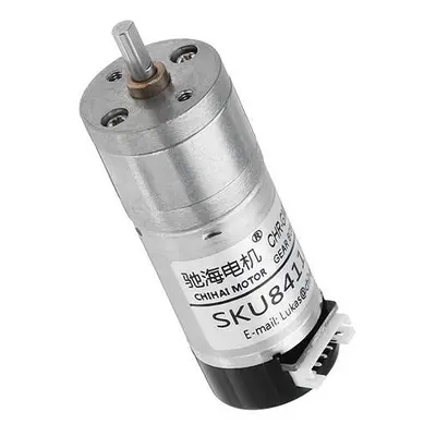 DC12V 350rpm Encoder Motor DC Gear Motor with Cover