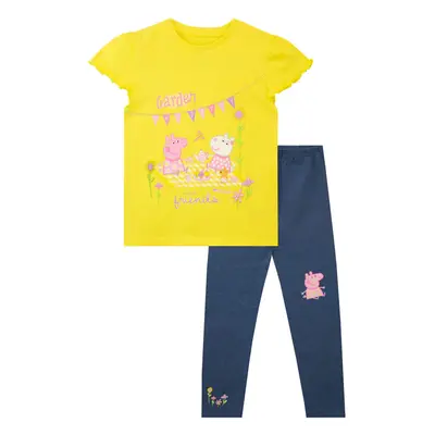 Peppa Pig Girls' Top & Leggings Set Multicolor Size