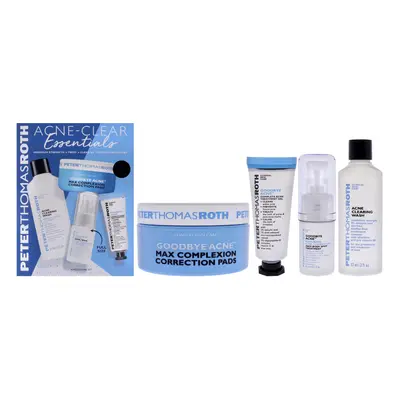 Acne-Clear Essentials Kit by Peter Thomas Roth for Unisex - Pc 2oz Acne Clearing Wash, 0.25oz Go