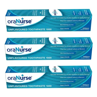 Unflavoured Toothpaste Pack for Kids and Adults Non Flavoured Toothpaste with 1000ppm Fluoride f