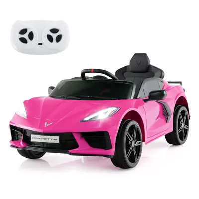 12V Electric Kids Ride On Car Licensed Chevrolet Corvette C8 Toy Car