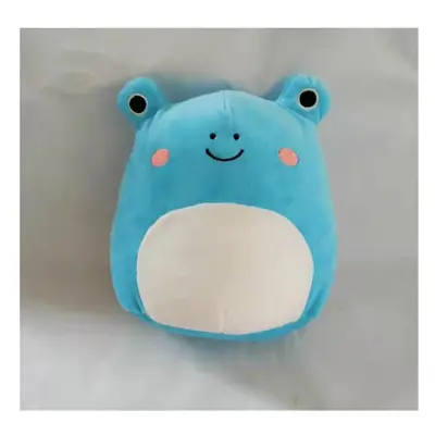 (Blue Frog) New Stuffed Toy Cow Plush Doll Animal Pillow Birthday Gift Home Decor