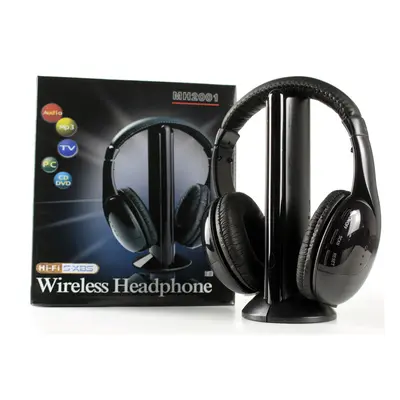 2X Head Radio Wireless Headset with Transmitter Base in TV TV Computer Wireless Headset Mh2001