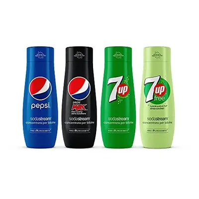 Sodastream Mix Concentrates X Pepsi + 7up Bundle, Milliliter