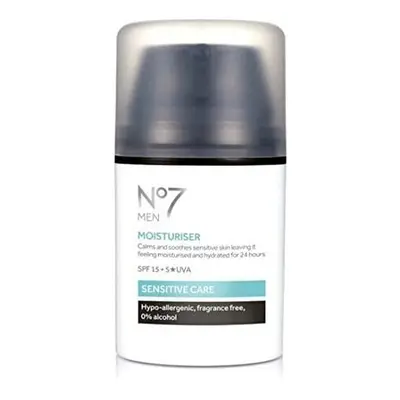 No7 Men Sensitive Care Moisturiser 50ml (Boxed)