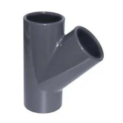 Certikin SPX05045T | Size Grey PVC Pipe & Fittings - Metric > Grey degree Tee