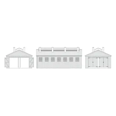 Skaledale GWR Dunster Engine Shed (Pre-Built)