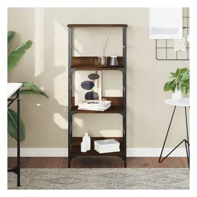 vidaXL Bookshelf Brown Oak 50x33x117.5 cm Engineered Wood