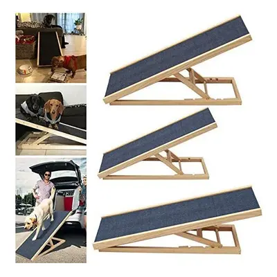 Foldable pet ramp dog stairs dog car ramps boot ramp for pets wooden foldable ramp for truck