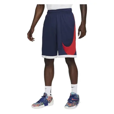 Nike Men's Dri-Fit HBR 3.0 Basketball Shorts (Large Navy/Red/White)