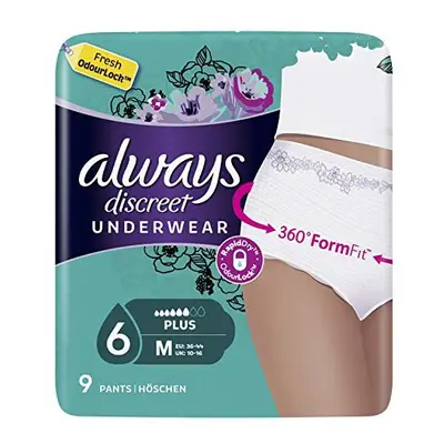 Always Discreet Incontinence Pants for Women, High Absorbency Pants