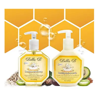 Bella B Cradle Cap Shampoo & Treatment - Baby Shampoo and Conditioner