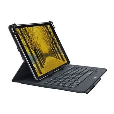 Logitech inches Tablet Keyboard Case, Universal Folio with Wireless Keyboard and Bluetooth (QWER